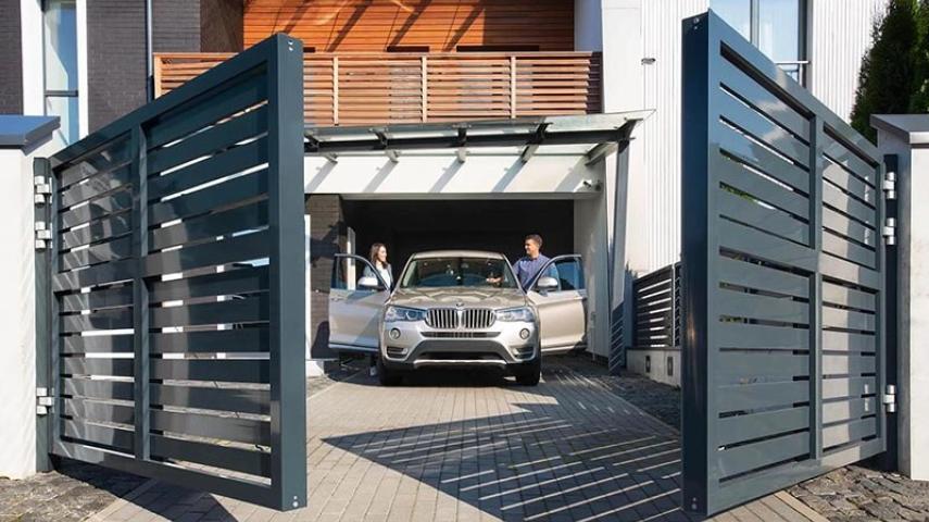 распашные ворота в Армавире